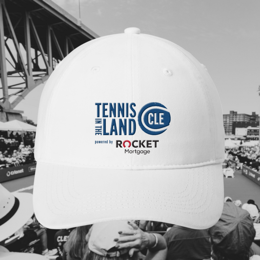 Tennis in the Land Logo White Cap